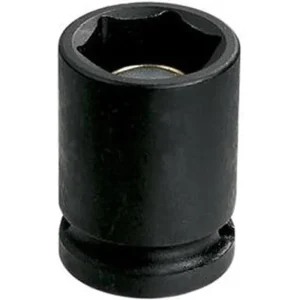 Grey Pneumatic 15Mm X 6 Point Short 1/2″ Drive Magnetic Impact Socket (2015MG)