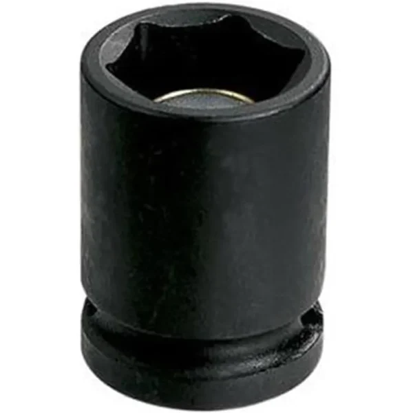 Grey Pneumatic 15Mm X 6 Point Short 1/2″ Drive Magnetic Impact Socket (2015MG)