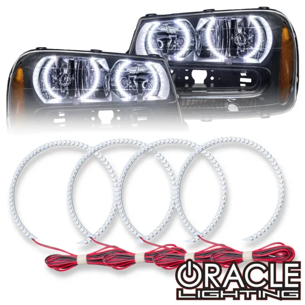 Oracle Lighting 2002-2009 Chevrolet TrailBlazer LED Headlight Halo Kit (3972-001, 3972-002, 3972-330, 3972-333, 3972-...