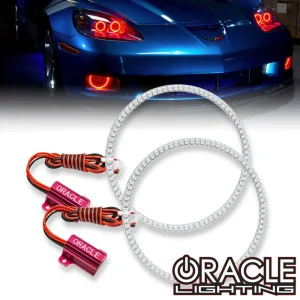 Oracle Lighting 2005-2013 Chevrolet Corvette C6 LED Fog Light Halo Kit (1176-001, 1176-002, 1176-003, 1176-004, 1176-...