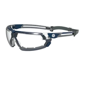 General Electric Gray/Indigo Safety Glasses Clear Scratch-Resistant (GE111CAF)