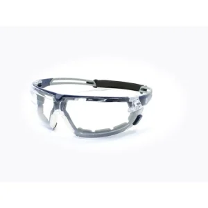 General Electric Gray/Indigo Safety Glasses Clear Scratch-Resistant (GE111CAF) - view 4