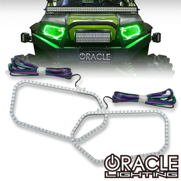 Oracle Lighting 2009-2016 Polaris RZR LED Headlight Halo Kit (2244-330)