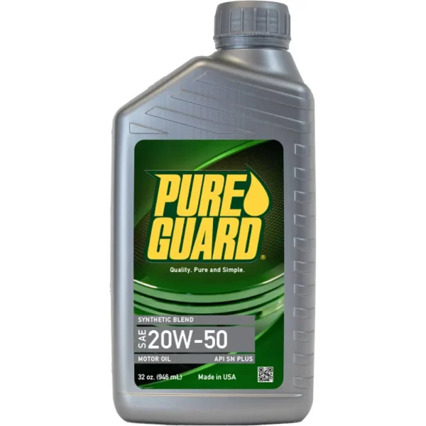 Pure Guard Conventional Motor Oil 20W-50 1 Quart – 20-50