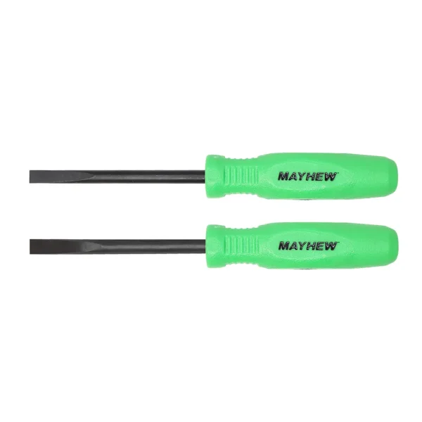 Mayhew 2 Pc Mini Heavy Duty Pry Bar Set Green (31093GN)