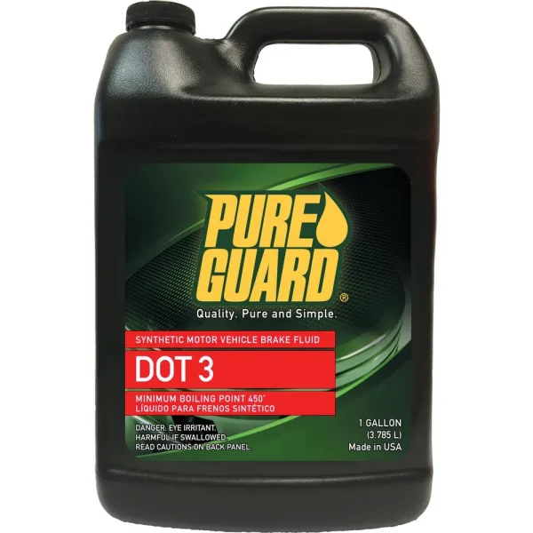Pure Guard 1 Gallon DOT 3 Brake Fluid – 93003
