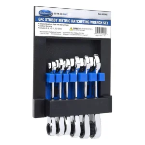 Eastwood 6pc Stubby MM Ratcheting Wrench Set (32482) - view 2