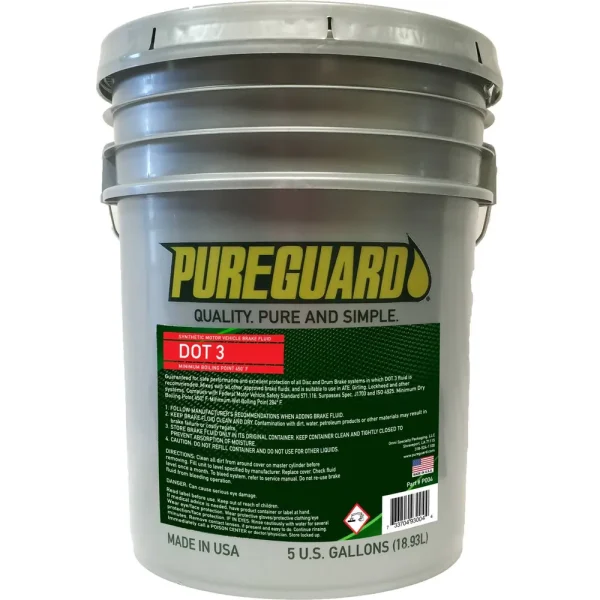 Pure Guard 5 Gallon DOT 3 Brake Fluid – 93004