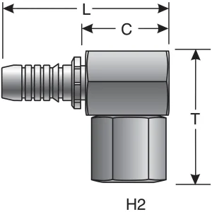 Gates GlobalSpiral 3/4 Inch Hydraulic Coupling – G20845-1212 - view 2