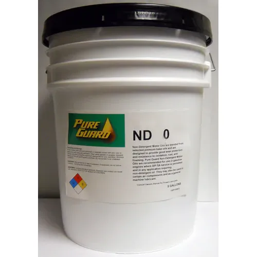 Pure Guard Non-Detergent Motor Oil 50W 5 Gallon – ND50-5