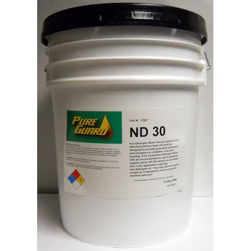 Pure Guard Conventional Non-Detergent Motor Oil 30W 5 Gallon – ND30-5