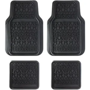 Pilot Automotive Black Aztec Rubber Floor Mat – FM337E