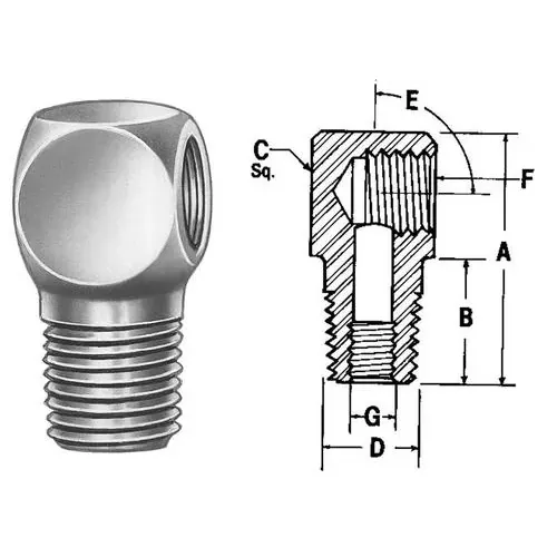 Lincoln Industrial Airline Connector – 13129