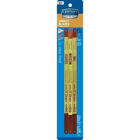 Century Drill & Tool 12 Inch Cobalt Bi-Metal Hacksaw Blade – 4433