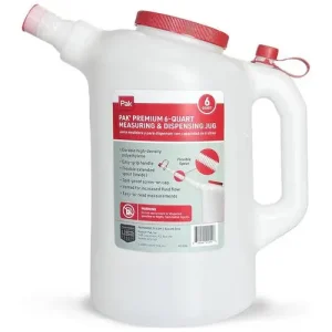 Pak White Plastic Measuring And Dispensing Jug – 9100-0237