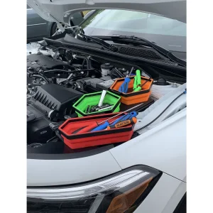 2 PIECE 6″ MAGNETIC COLLAPSIBLE CUP SET – GREEN AND ORANGE - view 4