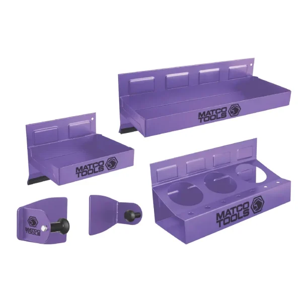 4 PIECE MAGNETIC ORGANIZATION HOLDER SET – PURPLE