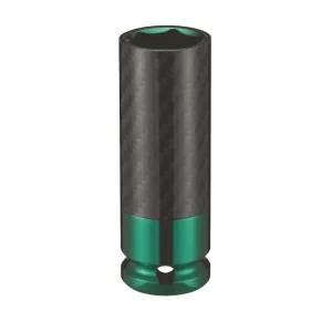 1/2″ DRIVE 22MM METRIC 6 POINT THIN WALL SOCKET -GREEN - view 2