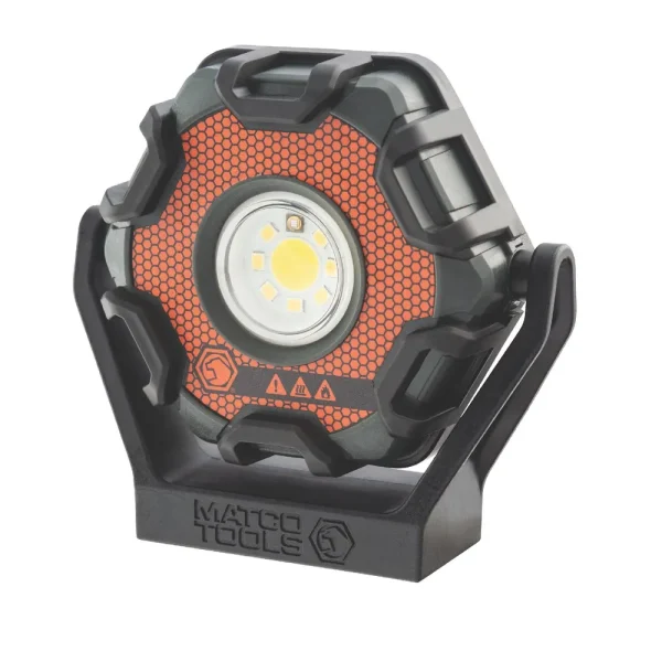 1,000 LUMENS MINI HANDHELD RECHARGEABLE FLOODLIGHT – ORANGE