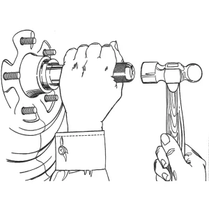 9 PIECE BEARING RACE AND SEAL DRIVER SET - view 3