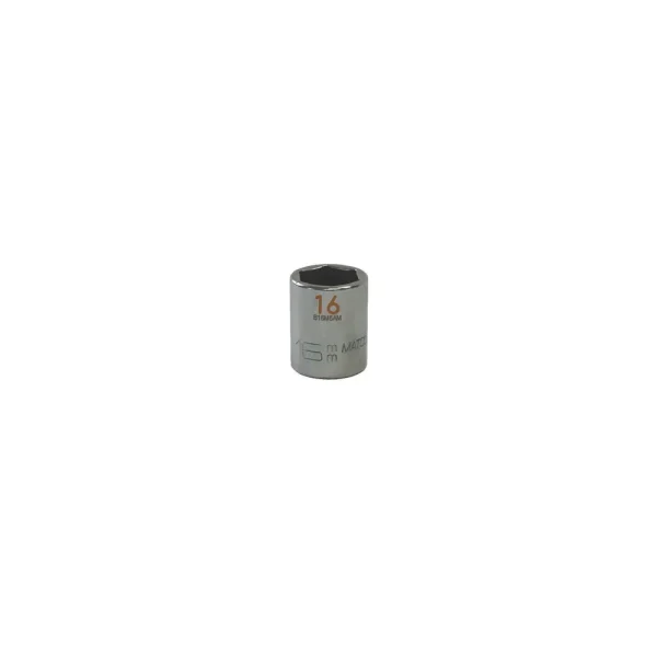 3/8″ DRIVE 16MM METRIC 6 POINT CHROME SOCKET – ORANGE