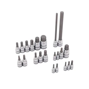 22 PIECE 1/4″, 3/8″, AND 1/2″ DRIVE ADV MOTORCYCLE HEX BIT SOCKET SET - view 3