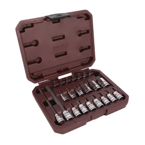 22 PIECE 1/4″, 3/8″, AND 1/2″ DRIVE ADV MOTORCYCLE HEX BIT SOCKET SET - view 4