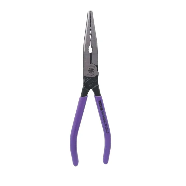 7″ MIG-BITE LONG NOSE PLIERS – PURPLE