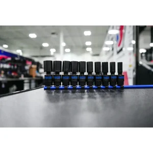 10 PIECE 3/8″ DRIVE METRIC 6 POINT TORQUE FORCE DEEP UNIVERSAL IMPACT SOCKET SET - view 3