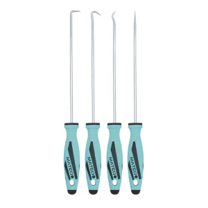 4 PIECE LONG HOOK AND PICK SET – TEAL