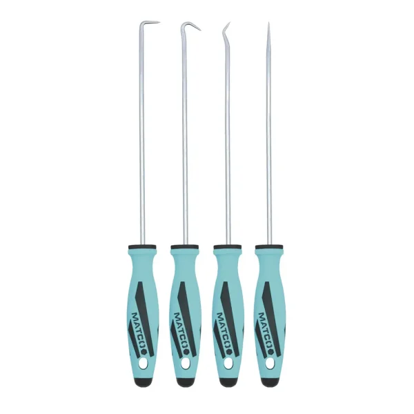 4 PIECE LONG HOOK AND PICK SET – TEAL