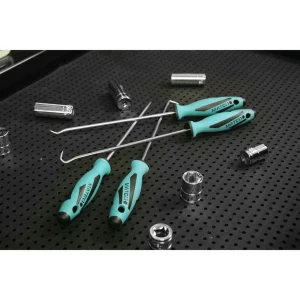 4 PIECE LONG HOOK AND PICK SET – TEAL - view 2
