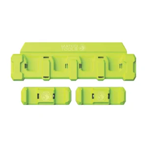 MAGNETIC 3/8″ AND 1/2″ RATCHET HOLDER 4 SLOT – GREEN