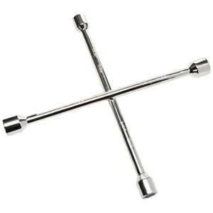 Performance Tool W2 Black 14″ Metric 4-Way Cross Lug Wrench