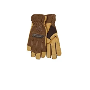 Kinco 2014HK-L Leather Work Gloves, Synthetic Leather Palm, Poly Spandex Back - view 2