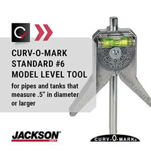 Jackson Safety Pipe Marker Centering Tool, Curv-O-Mark Standard 6 (14775) - view 2