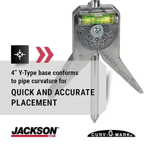 Jackson Safety Pipe Marker Centering Tool, Curv-O-Mark Standard 6 (14775) - view 3