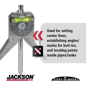 Jackson Safety Pipe Marker Centering Tool, Curv-O-Mark Standard 6 (14775) - view 4