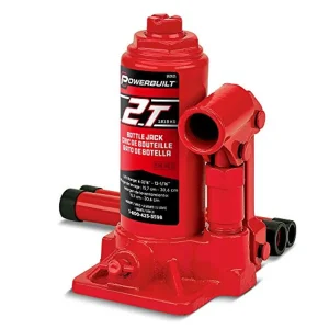 Powerbuilt 640405 Heavy Duty 2-Ton Bottle Jack, 4000-Pound Capacity