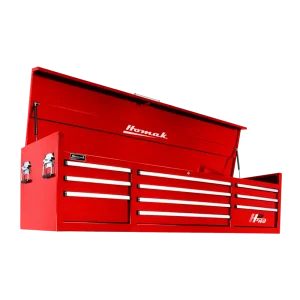 Homak 72-Inch 21-Drawer Rolling Cabinet, Red (RD02010720)