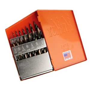 KnKut 15KK10 15 Piece Mechanics Length Step Point Drill Bit Set 1/16″-1/2″ - view 2