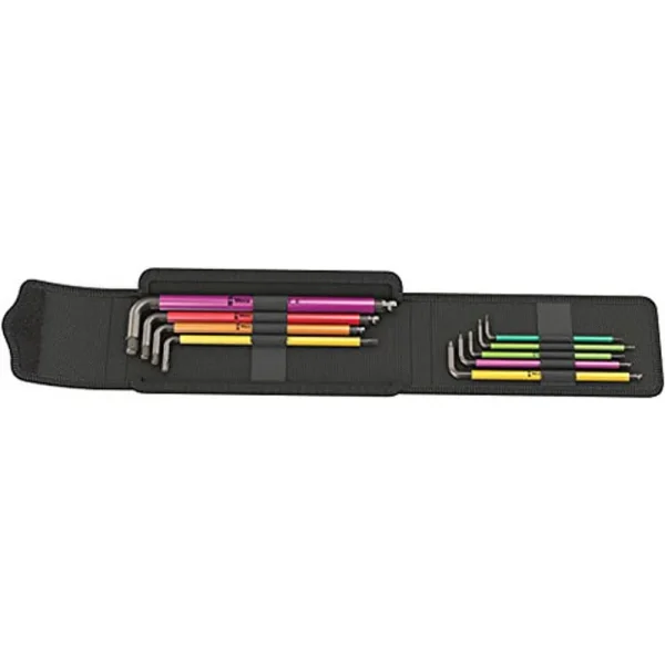 Wera 05004173001 Bicycle Set 4, Multicolour L-Key Set with Holding Function