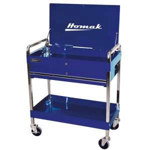 Homak 32-Inch Professional 1 Drawer Service Cart, Blue (BL05500190)