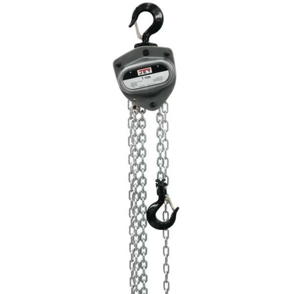 Jet L-100-100WO-15 1 Ton Hoist 15′ Lift & Overload Protection (203115)