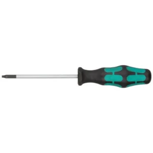 Wera 05138260001 367 TX 10x80mm BO Screwdriver for Tamper-Proof TORX Screws
