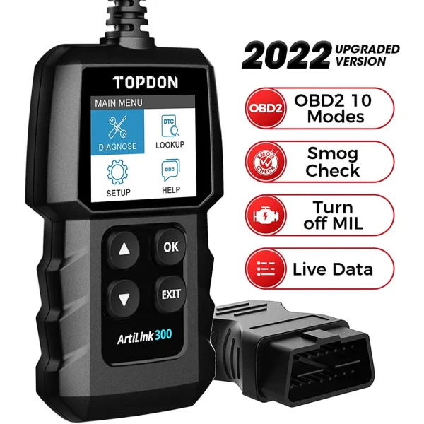 TOPDON ArtiLink300 Advanced OBDII Diagnostic Tool (C11A009A03)