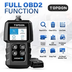 TOPDON ArtiLink300 Advanced OBDII Diagnostic Tool (C11A009A03) - view 2