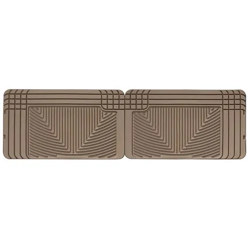 WeatherTech Tan Rubber Floor Mat Set – W25TN
