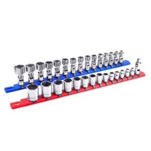 Ernst Blue-1/2″ 18” Socket Organizer w/17 Twist Lock Clips (8405) - view 4