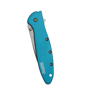 Kershaw 1660TEAL Leek, Teal Pocket Knife; 3 Bead-Blasted H-Performance Sandvik - view 2